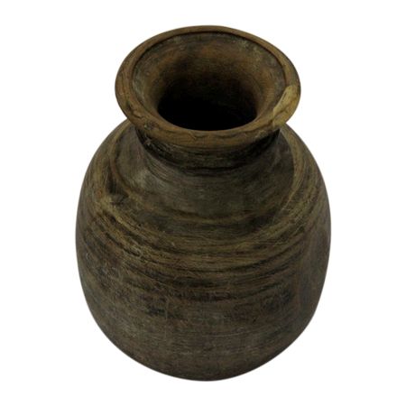 Hand Made Wooden Pot-01